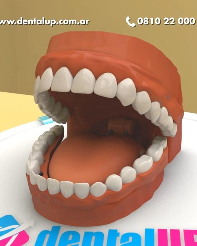Reel: animación 3D de una boca — dentalup.com.ar